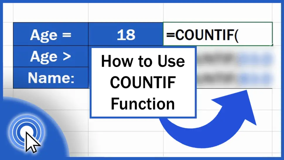 How to Use COUNTIF Function in Excel