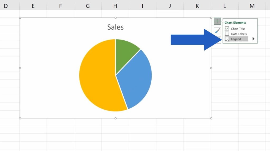 How to Add a Legend in an Excel Chart - How to remove the legend