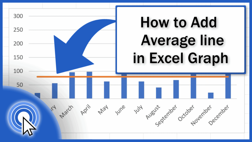 How to Add Average line in Excel Graph