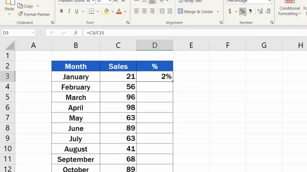 How to Use Absolute Cell Reference in Excel