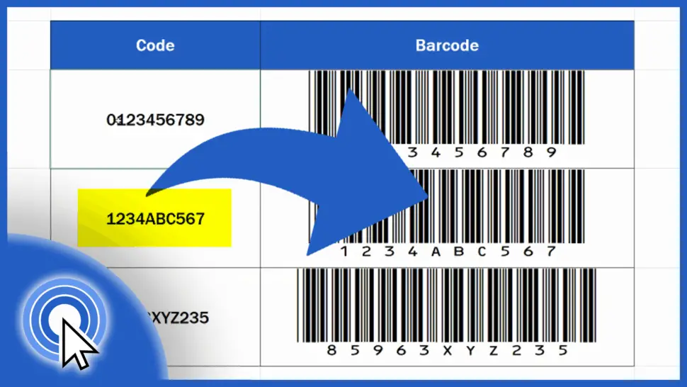 How to Create Barcodes in Excel