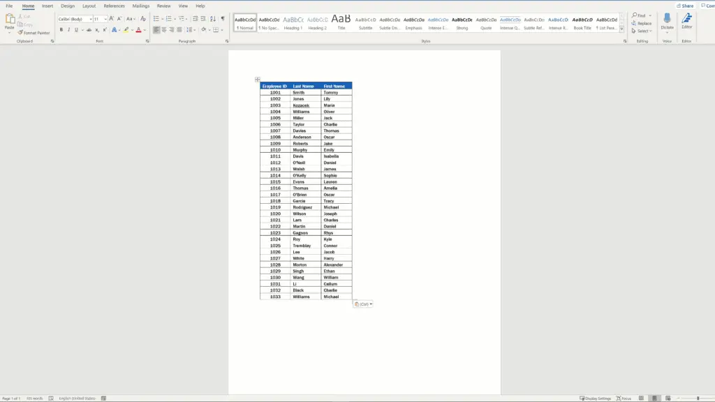 How to Count Words in Excel - Copied