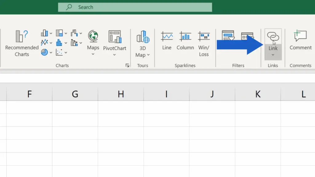 How to Create a Hyperlink in Excel - Option Link