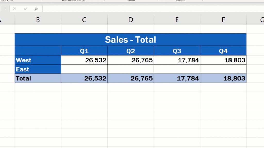 How to Link Cells in Different Excel Spreadsheets - copy the link throught the all quarters