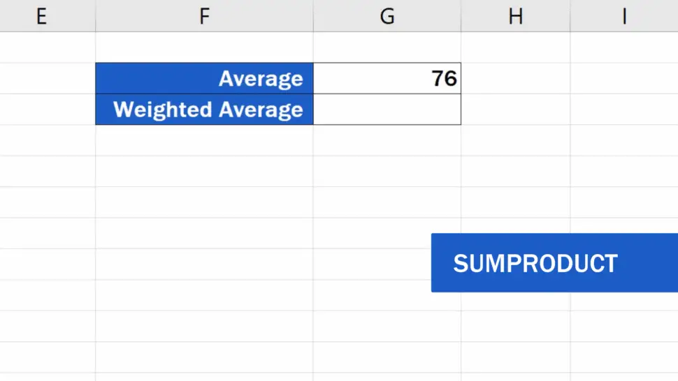 How to Calculate the Weighted Average in Excel EasyClick