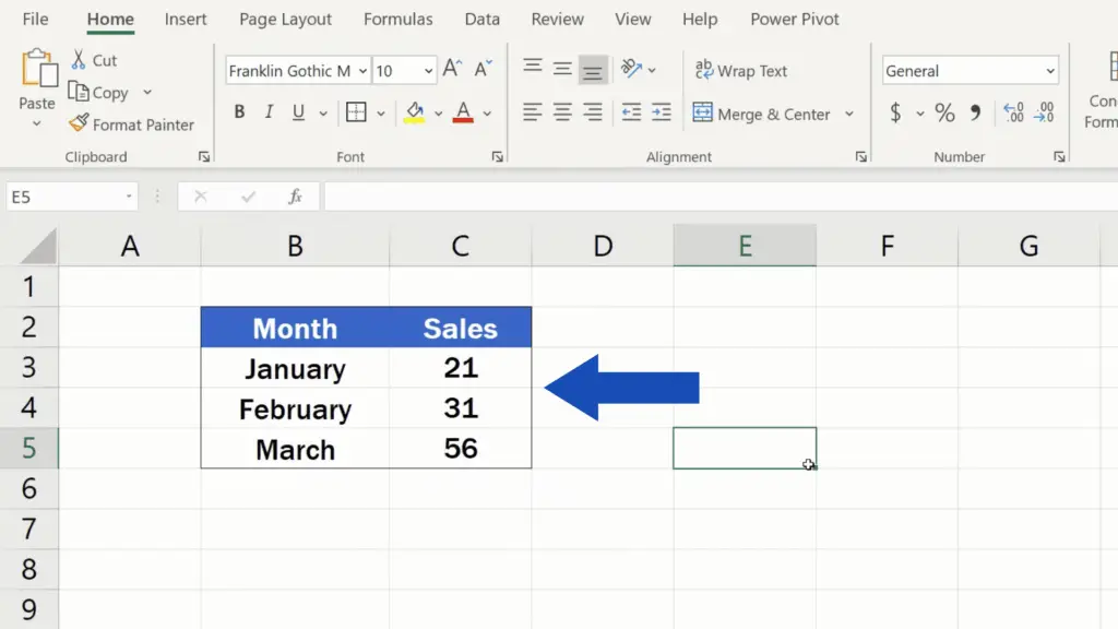 How to Make Borders in Excel - border around the table