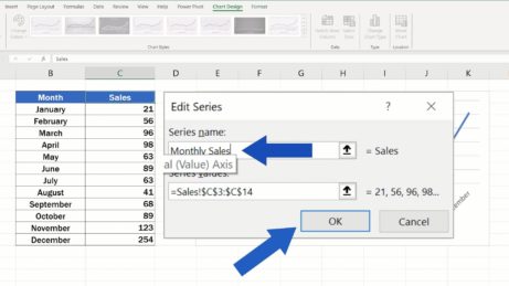 How to Rename a Legend in an Excel Chart