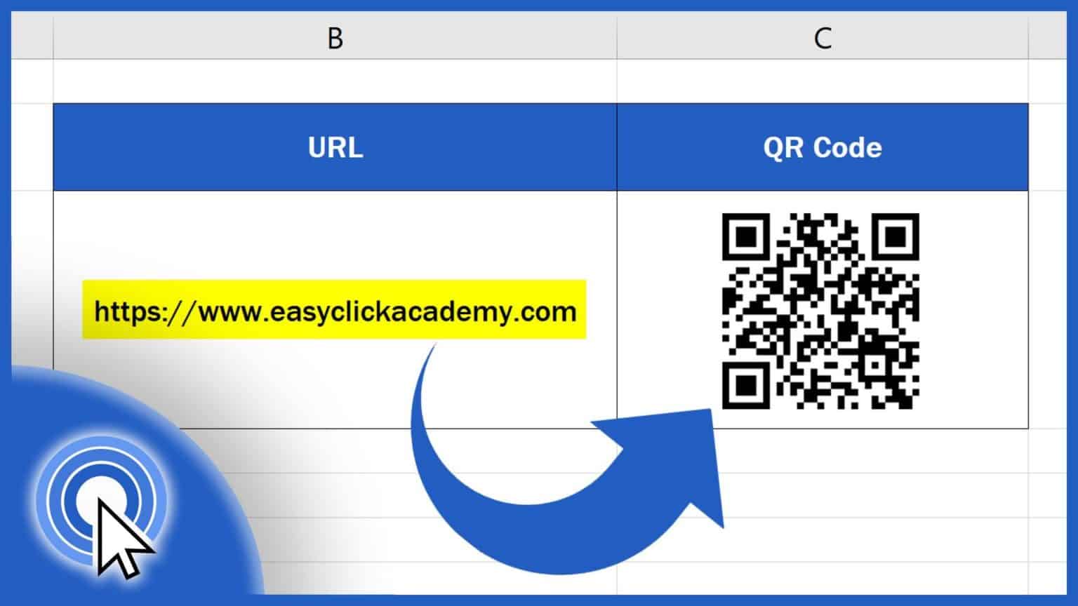 How to create a qr code in excel 