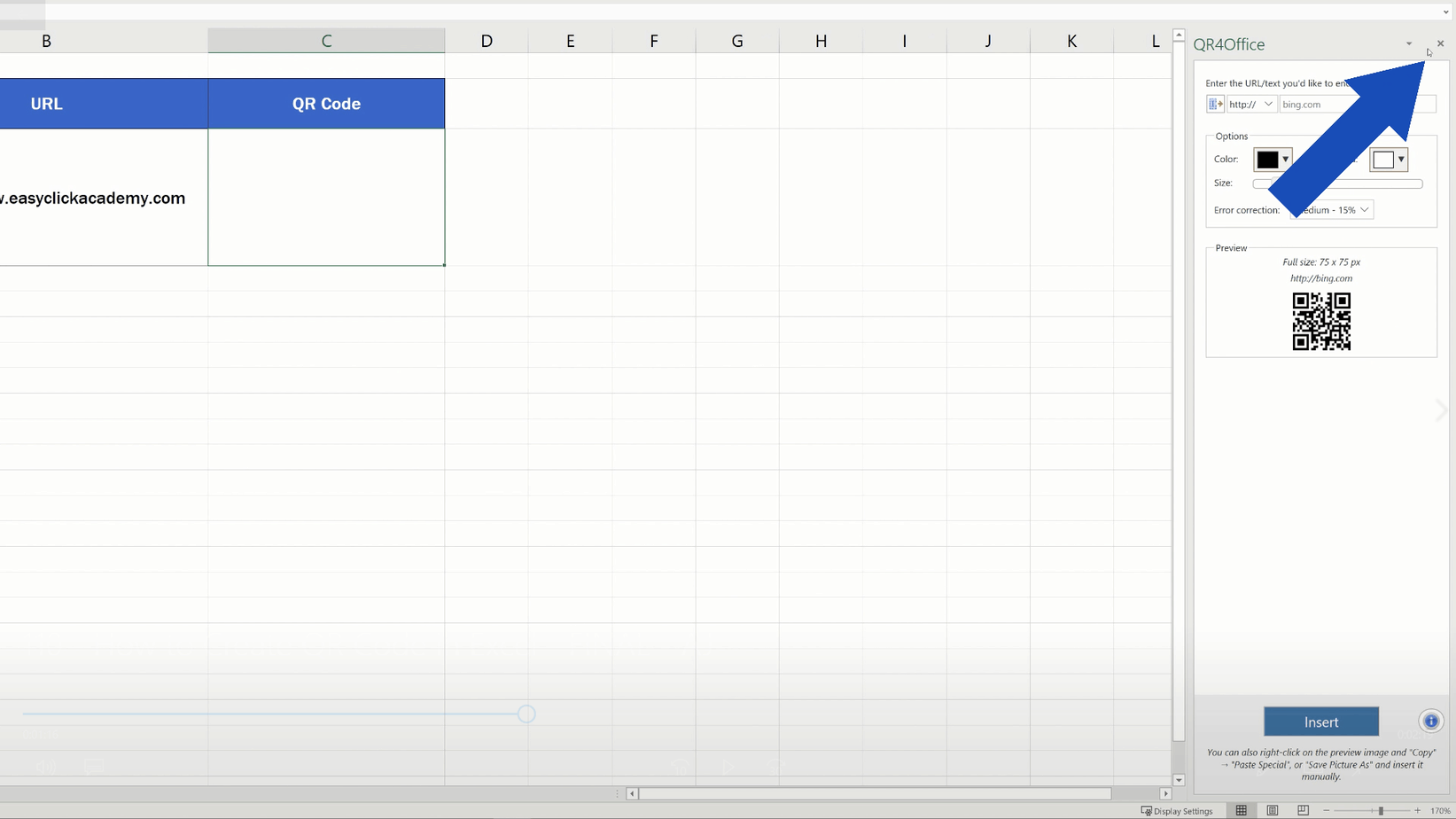 How to Create a QR Code in Excel