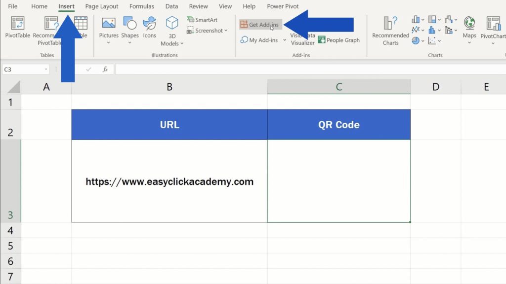 How to Create a QR Code in Excel - Install Add-in