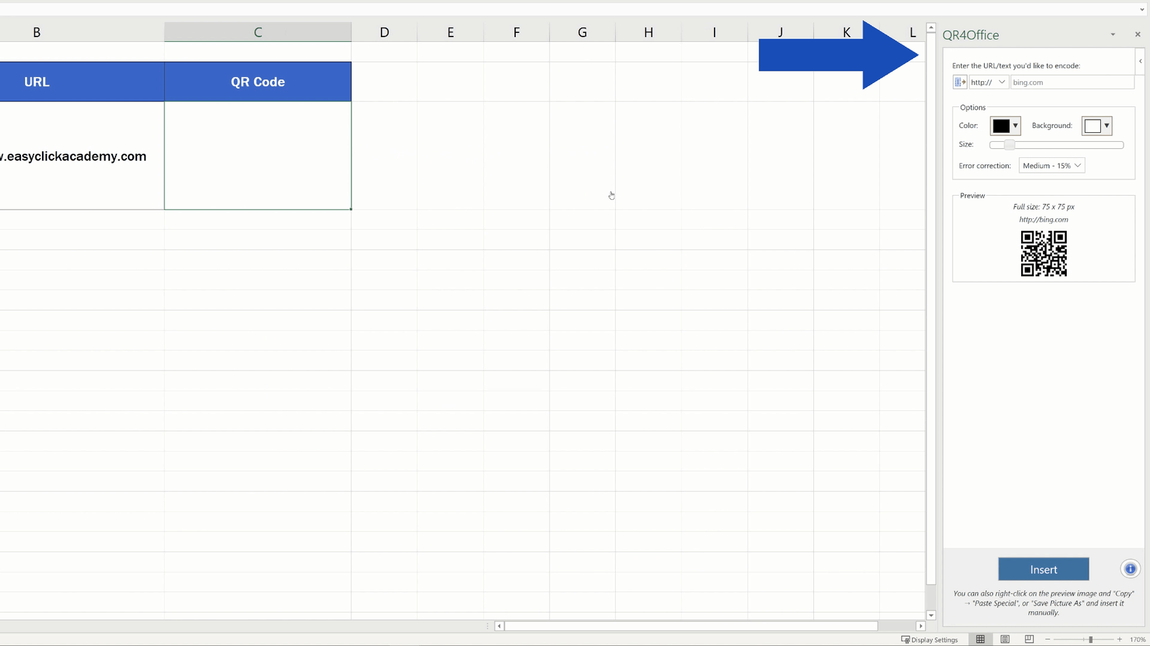 How to Create a QR Code in Excel
