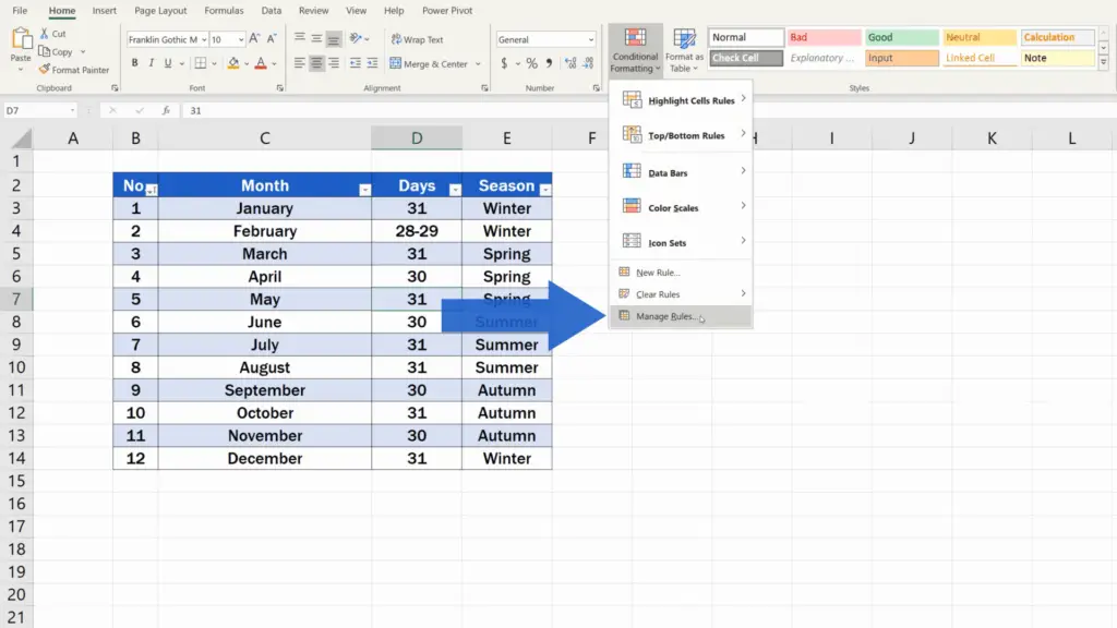 How to Highlight Every Other Row in Excel - How to Highlight the Even Rows