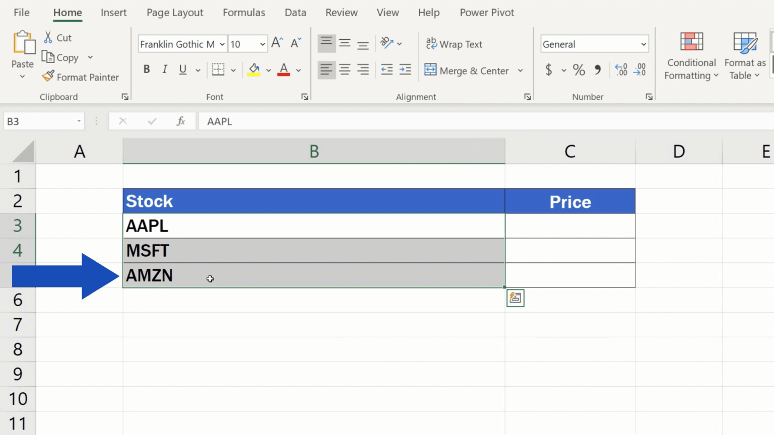 how-to-get-stock-prices-in-excel