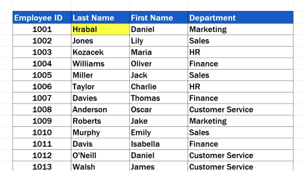 How to Replace Words in Excel - Hrabal