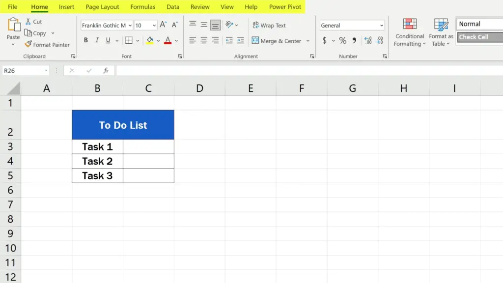 How to Insert a Checkbox in Excel - Developer tab