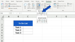 How to Insert a Checkbox in Excel