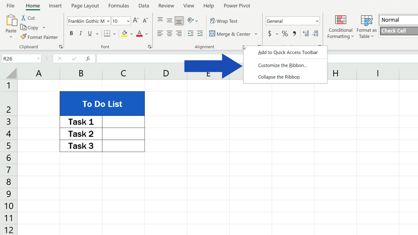 How to Insert a Checkbox in Excel