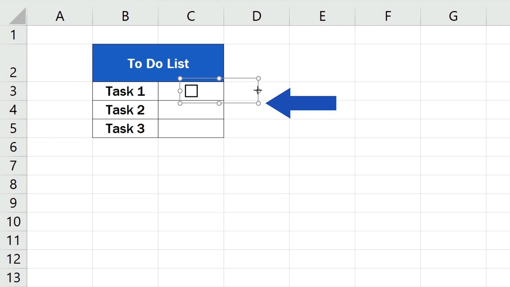 How to Insert a Checkbox in Excel