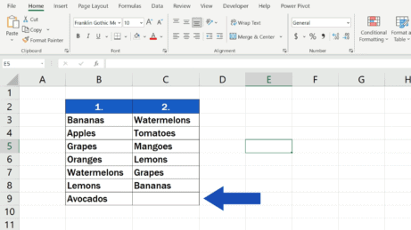 Compare two columns in excel for differences - valvol