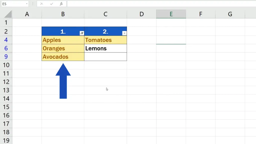 How to Compare Two Columns in Excel to Find Differences - to display only the unique values in the first column