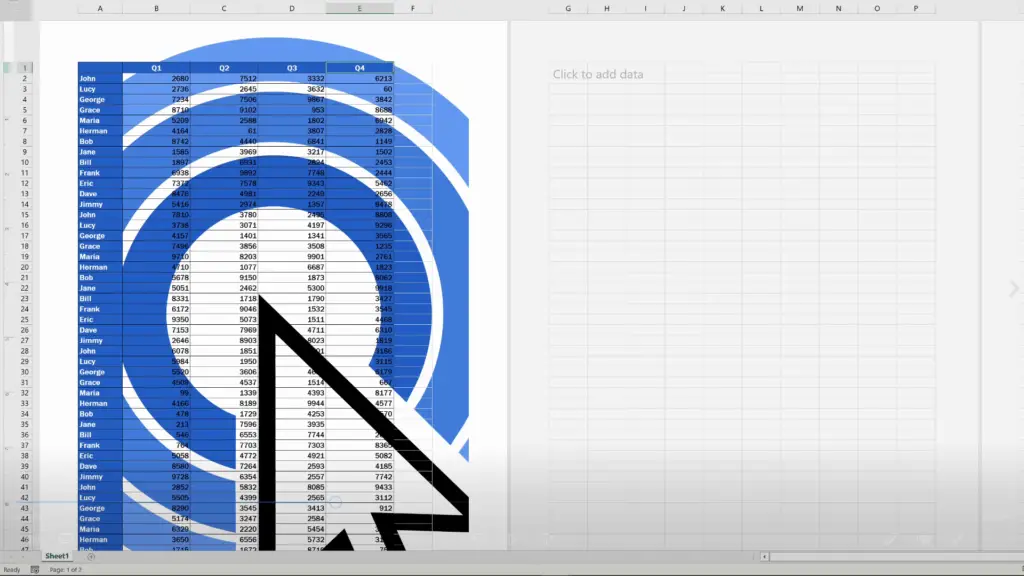 How to Insert a Watermark in Excel - Inserted picture