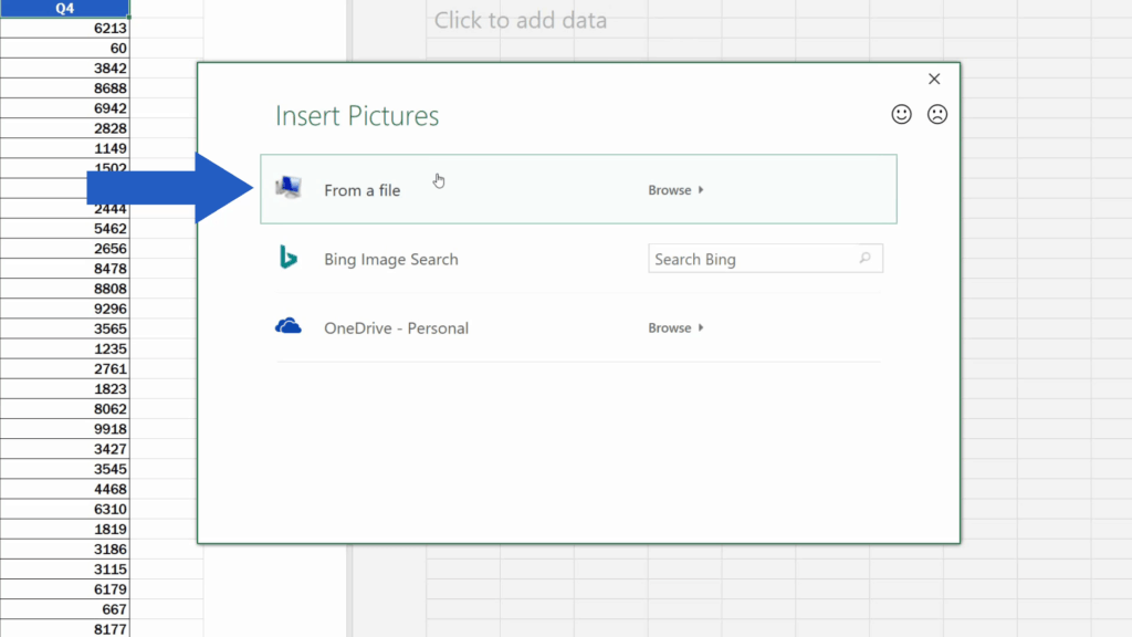 How to Insert a Watermark in Excel - Use the picture form a file