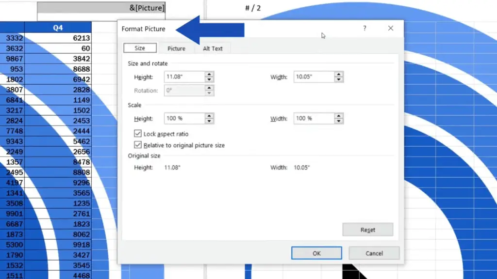 How to Add a Header in Excel - a pop - up window