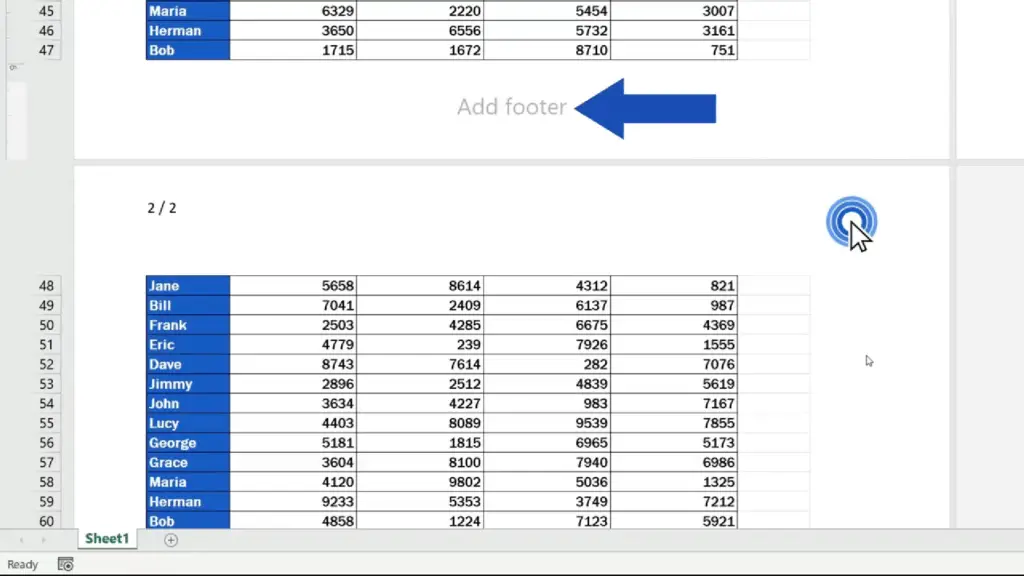 How to Add a Header in Excel - elements work well with the footer too