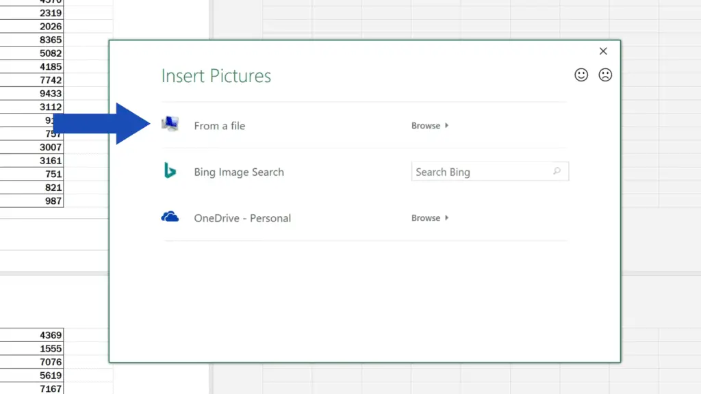 How to Add a Footer in Excel -  select the first option