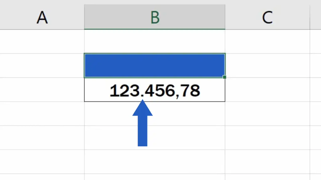 How to Change the Decimal Separator in Excel - The separators have been changed