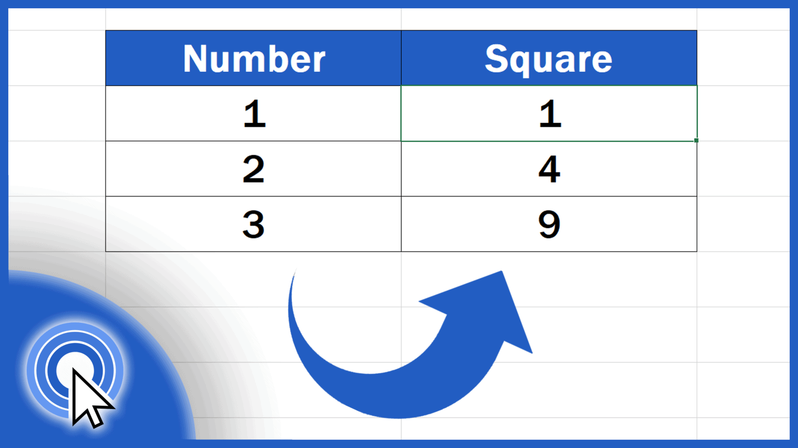 How to Square a Number in Excel