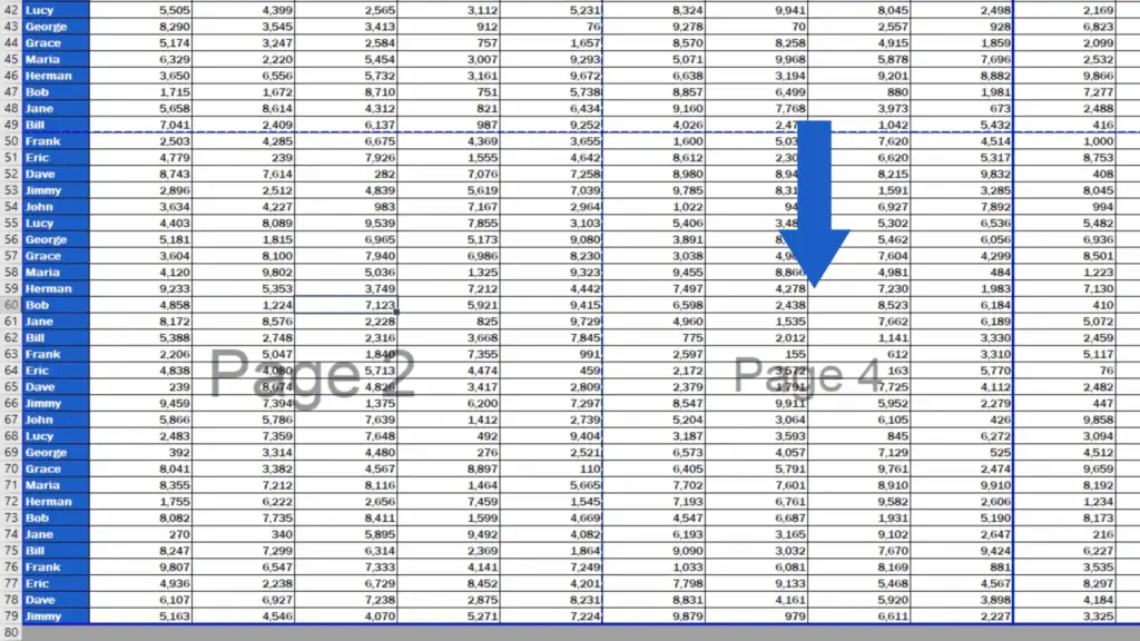 How to Remove a Page Break in Excel - the page break’s gone