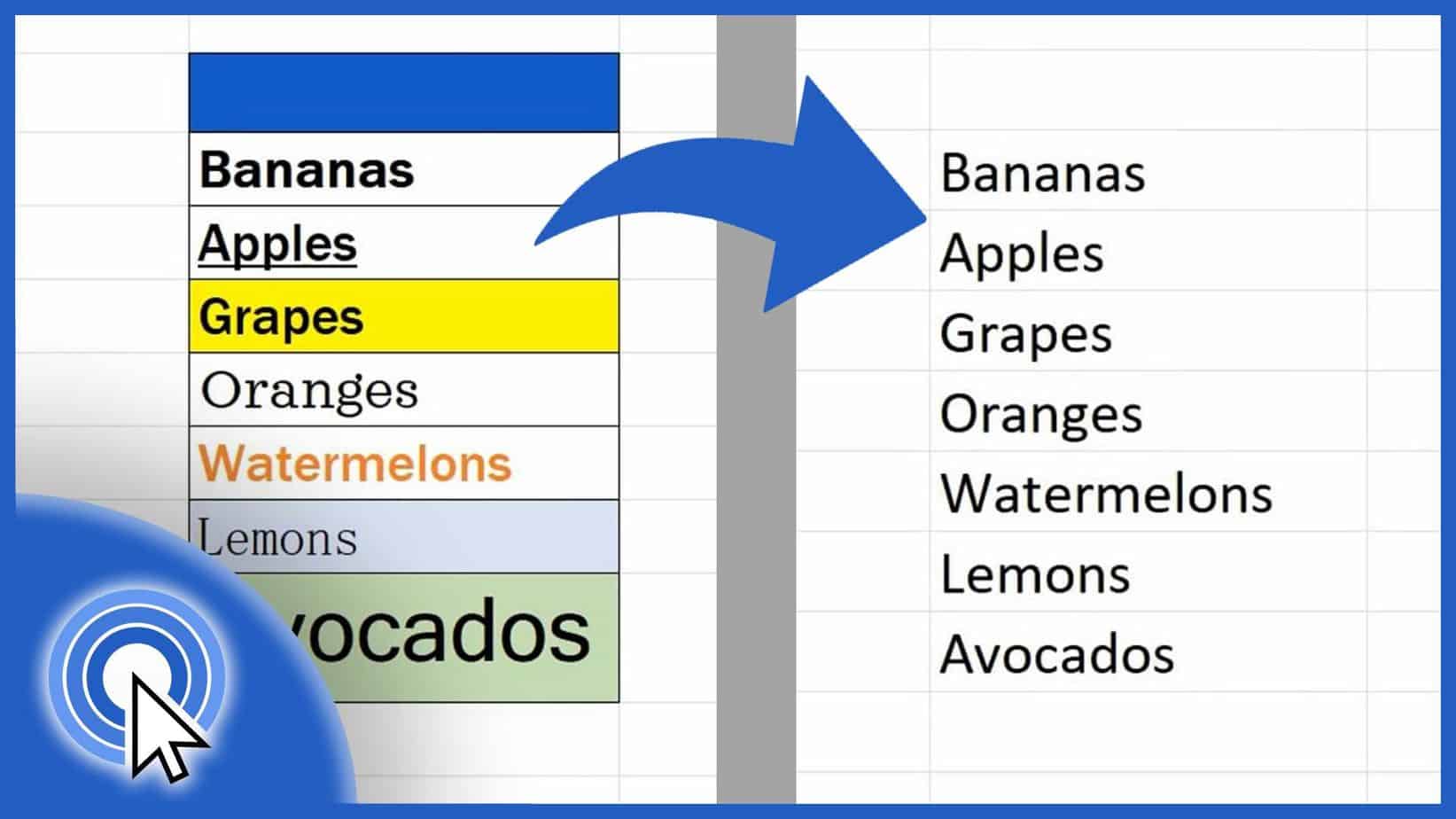 How to Clear Formatting in Excel