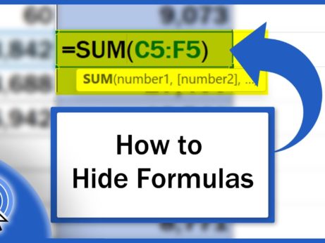 How to Hide Formulas in Excel