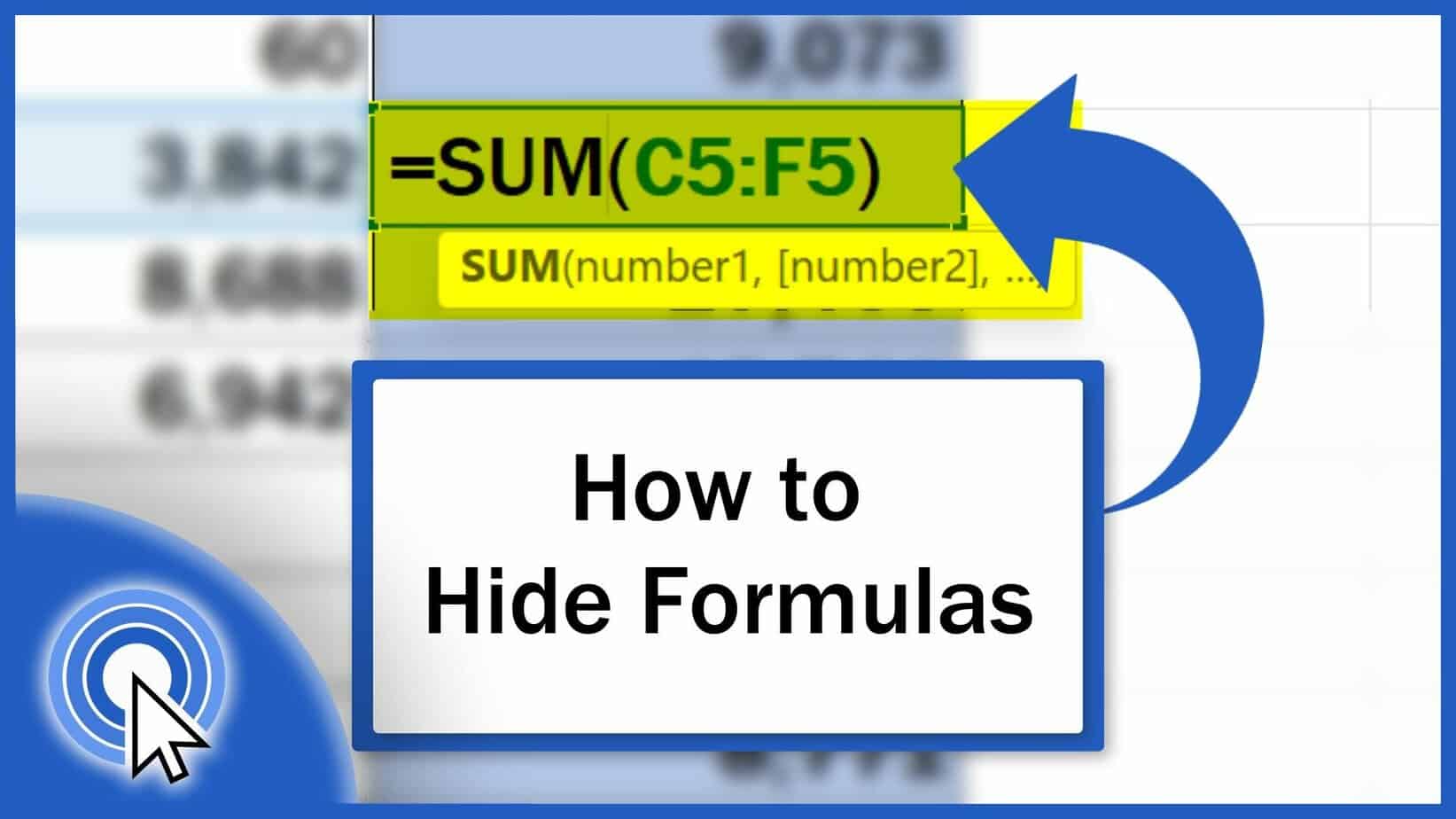 How to Hide Formulas in Excel