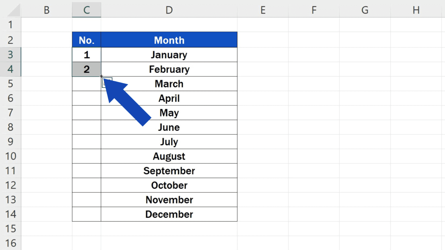 How to Number Rows in Excel