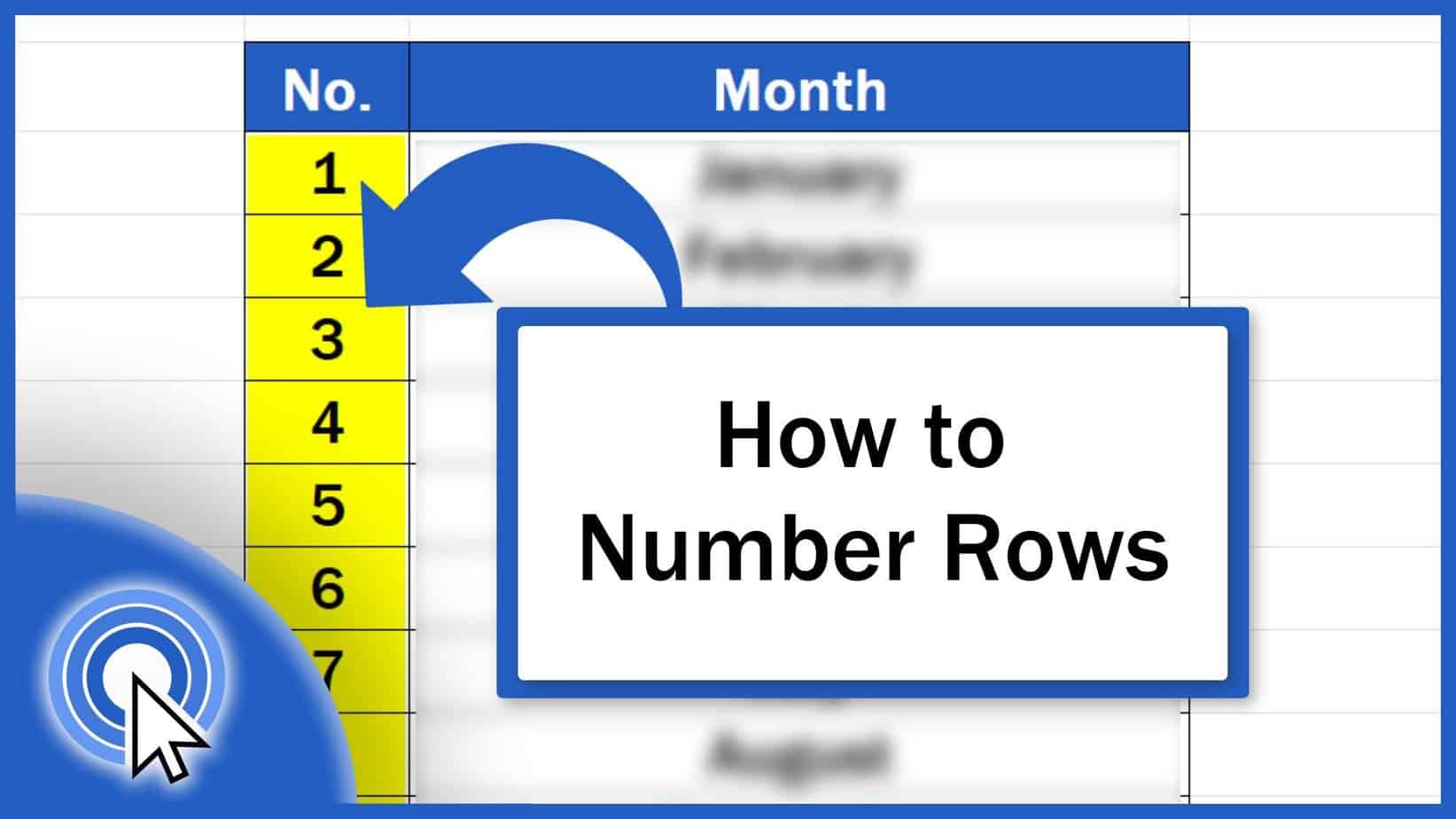 How to Number Rows in Excel