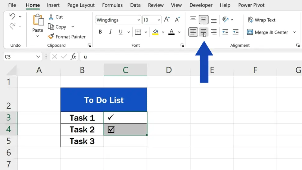 how-to-insert-a-check-mark-in-excel