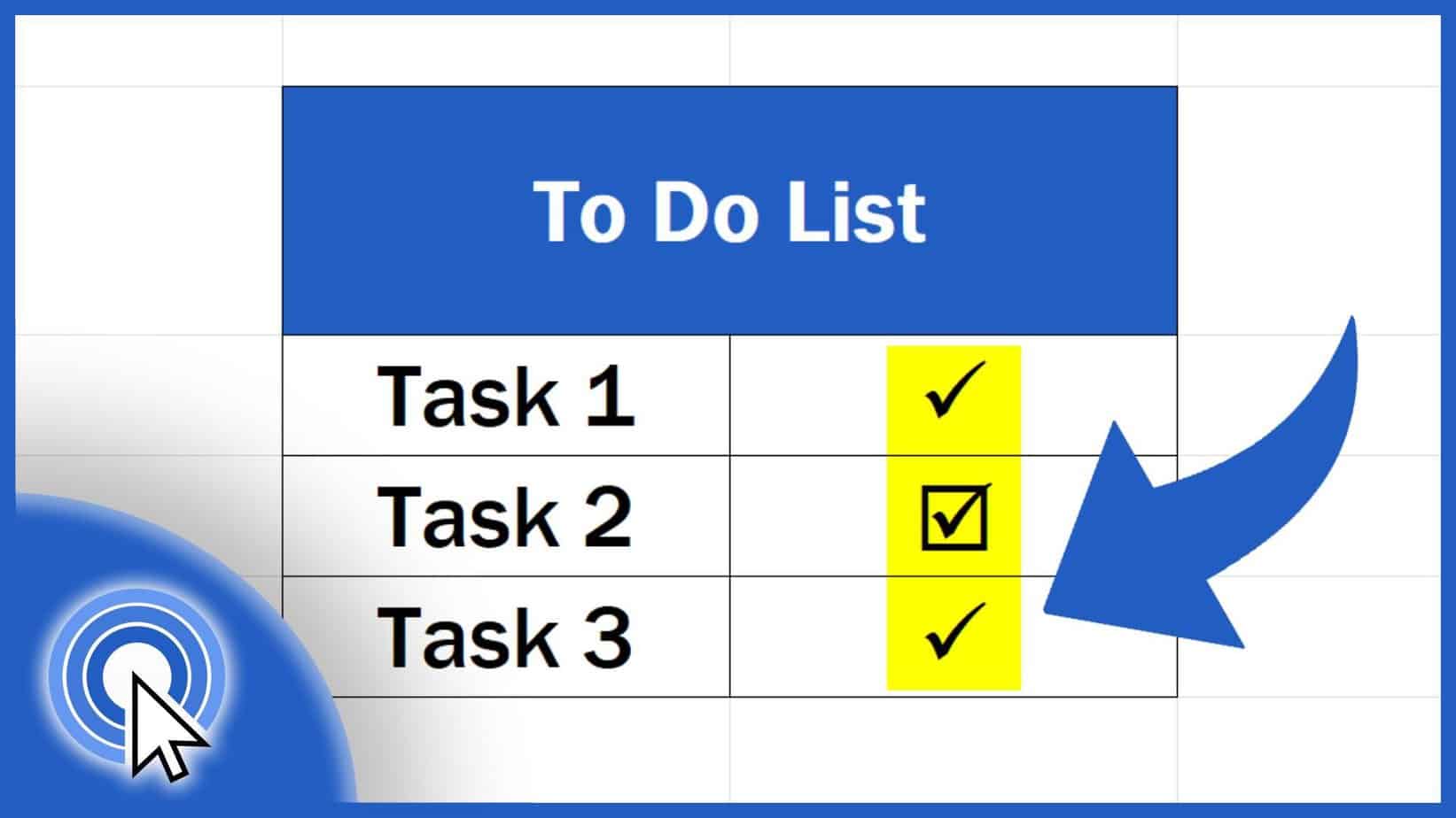 How to Insert Check Mark in Excel
