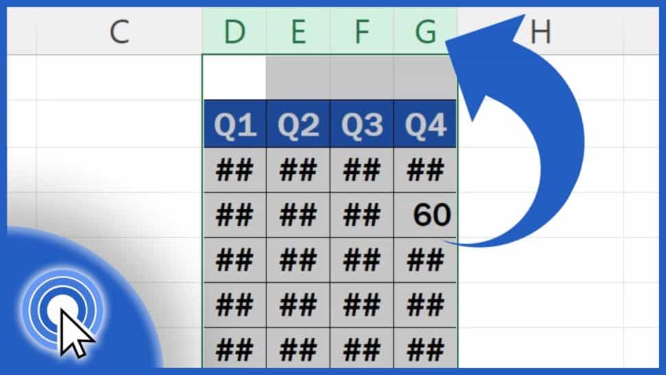 How to Resize Multiple Columns in Excel