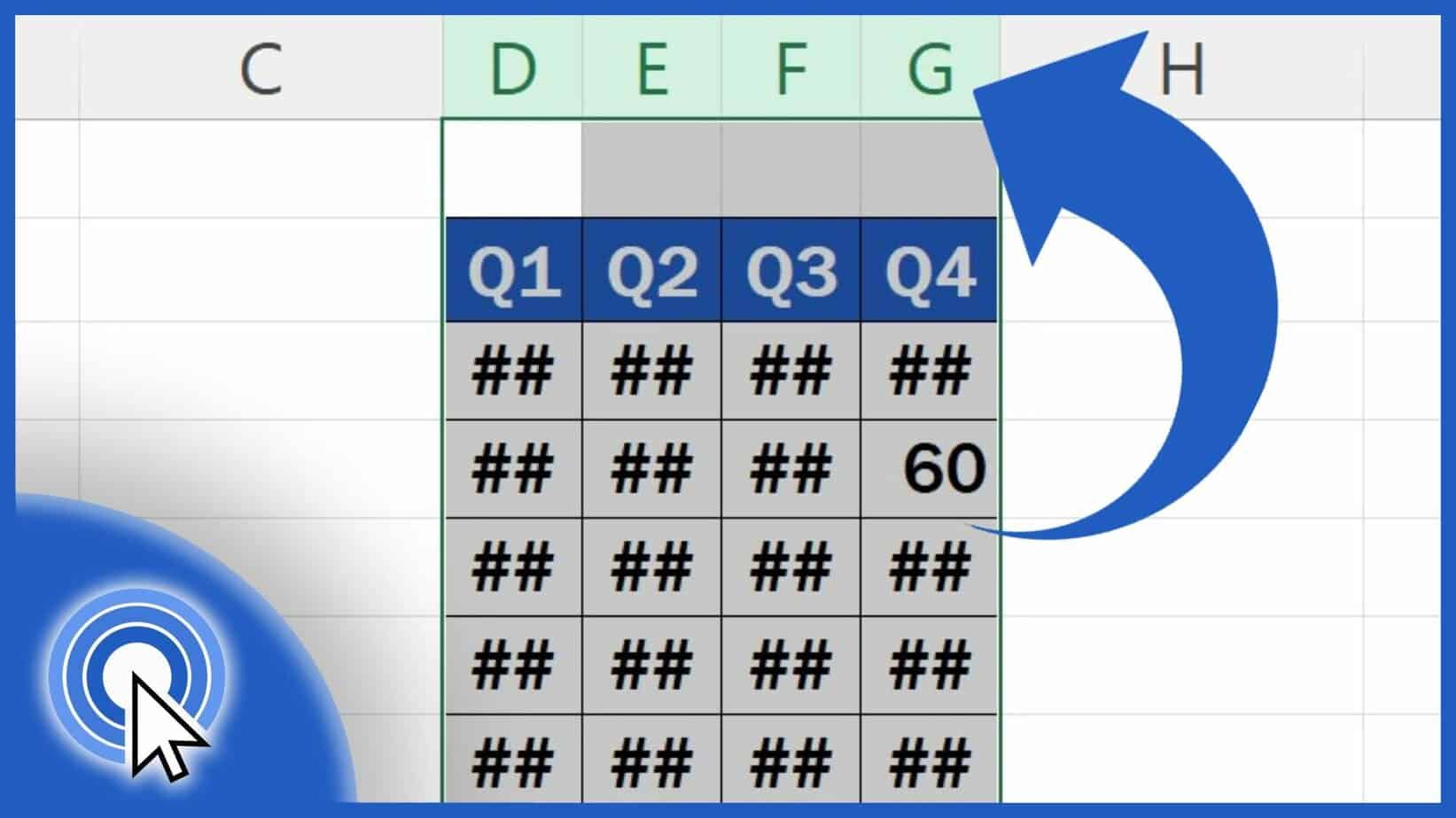 How to Resize Multiple Columns in Excel