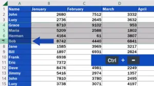 Shortcut Key to Delete Rows in Excel