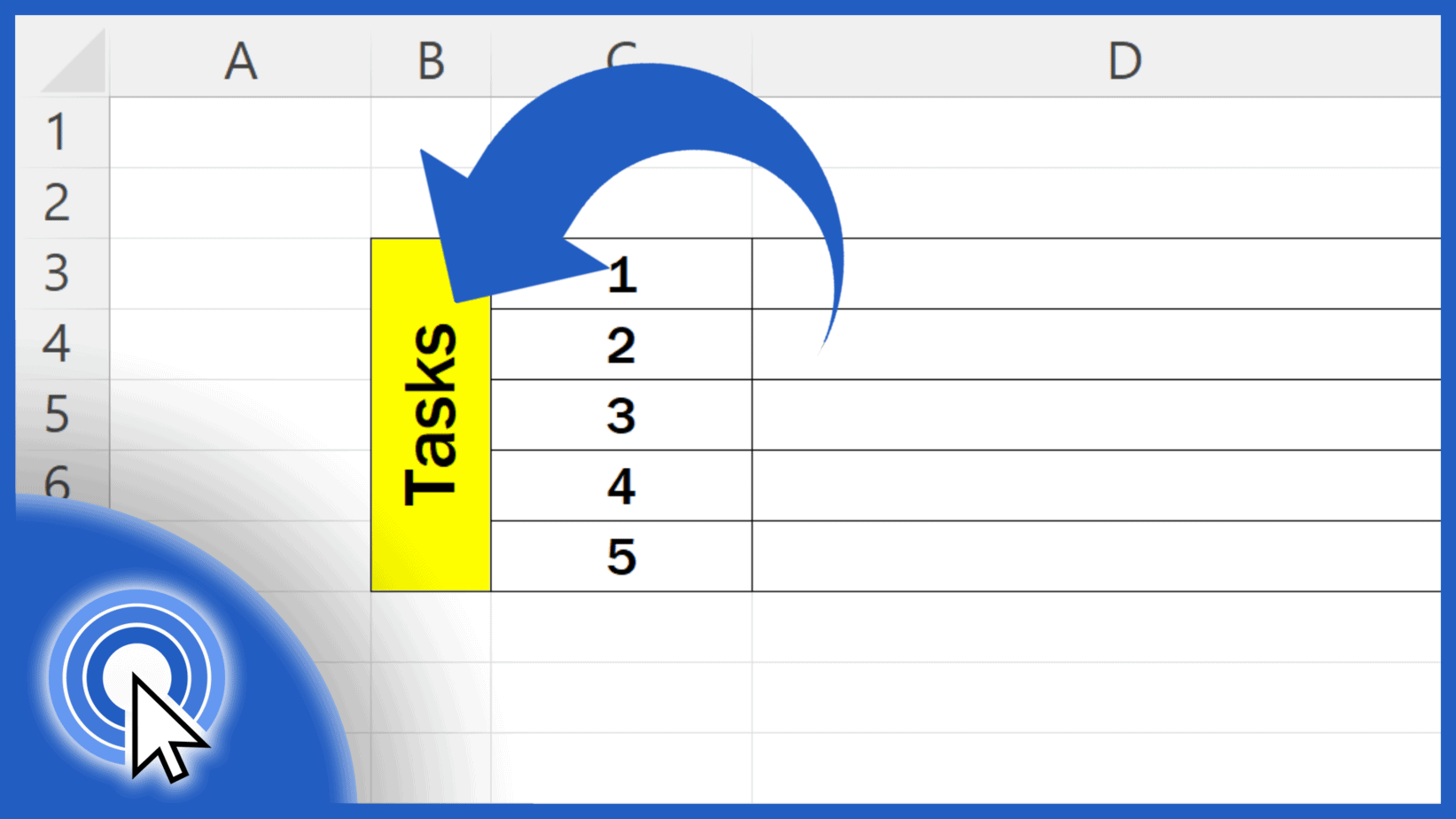 How to Write Vertically in Excel