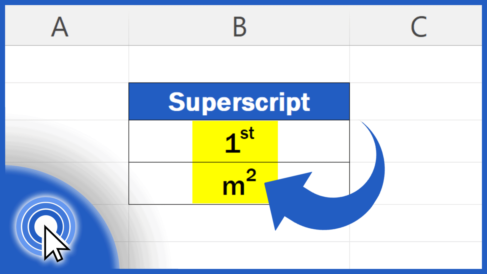 How to Add Superscript in Excel