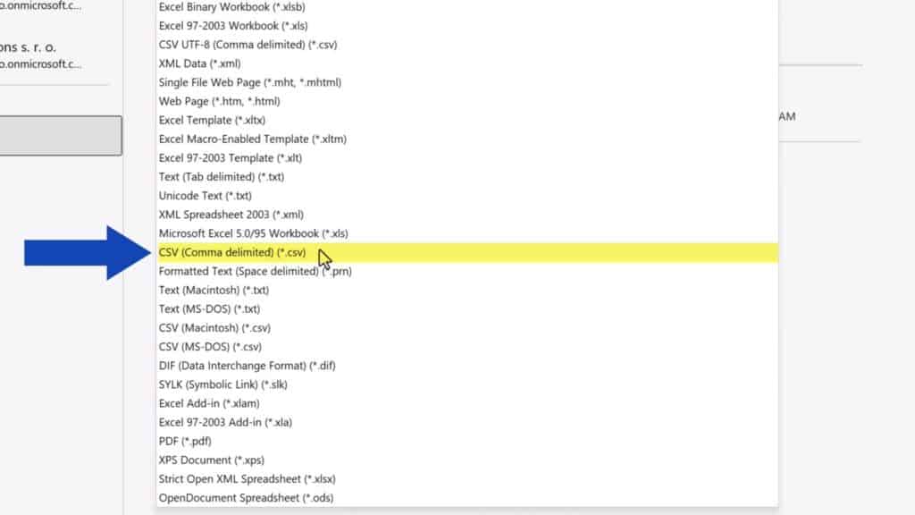 How to Convert Excel to CSV -  Standard ‘CSV (Comma Delimited)’ File Type