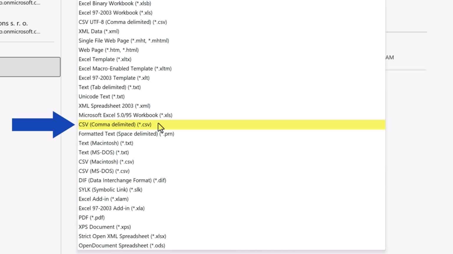 How to Convert Excel to CSV