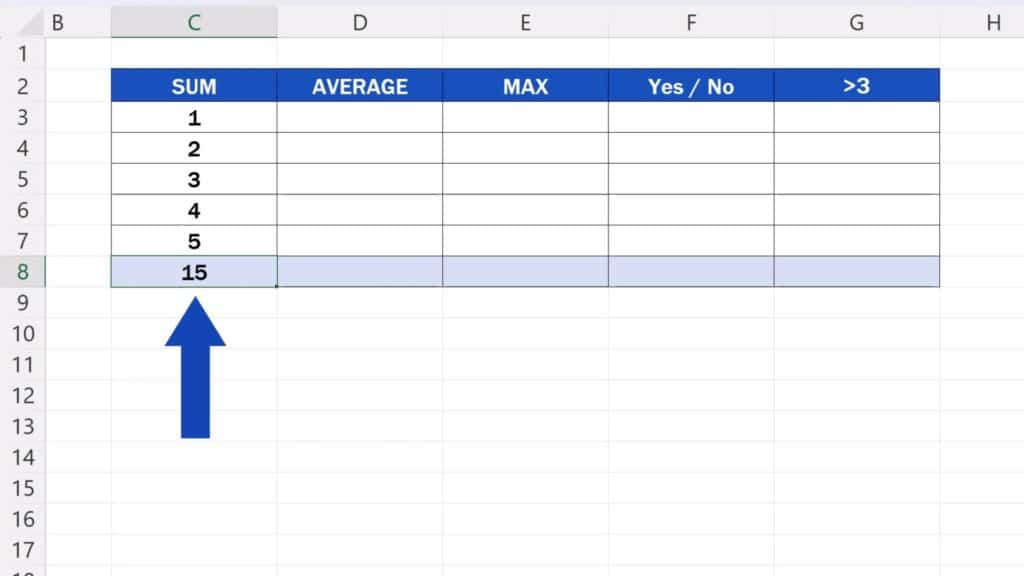 How to Create Excel Formulas with AI - the cell shows the result right away