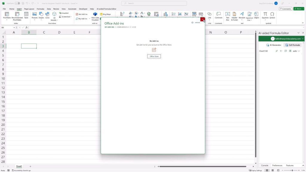 How to Integrate ChatGPT into Excel - the tool’s gone
