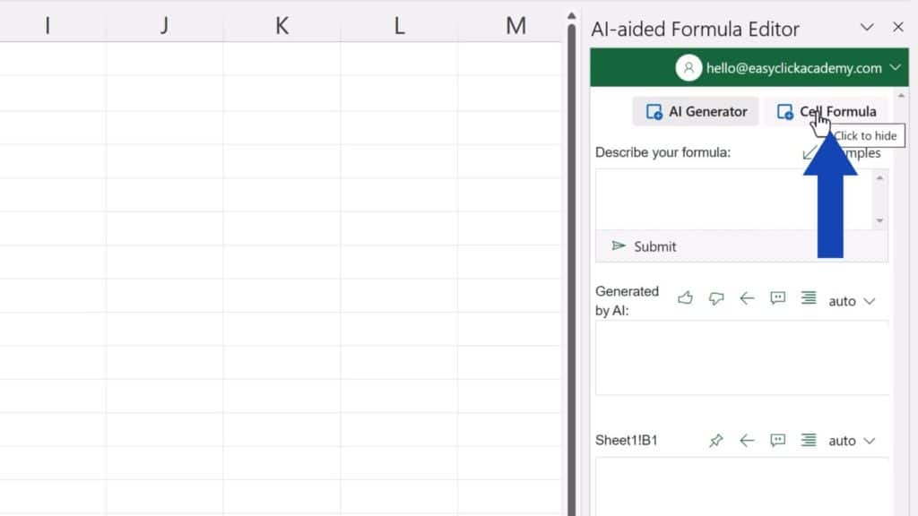 No Stress About Excel Formulas – Let AI Explain - Cell Formula Generator