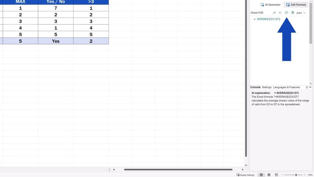 No Stress About Excel Formulas – Let AI Explain - click on the button again